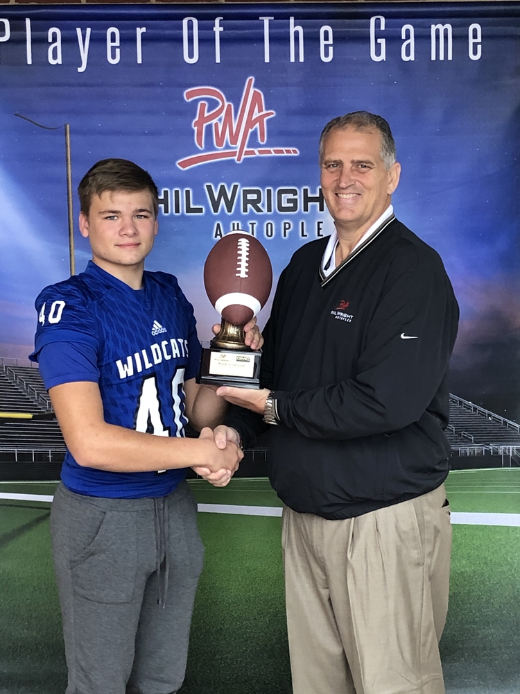 Week 8 Phil Wright Player of the Game